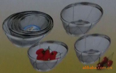 【供應高邊粗網(wǎng)籃(圖)】價格,廠家,圖片,收納籃、置物籃,沈陽東北日用雜品市場盧惠娟日雜批發(fā)部-